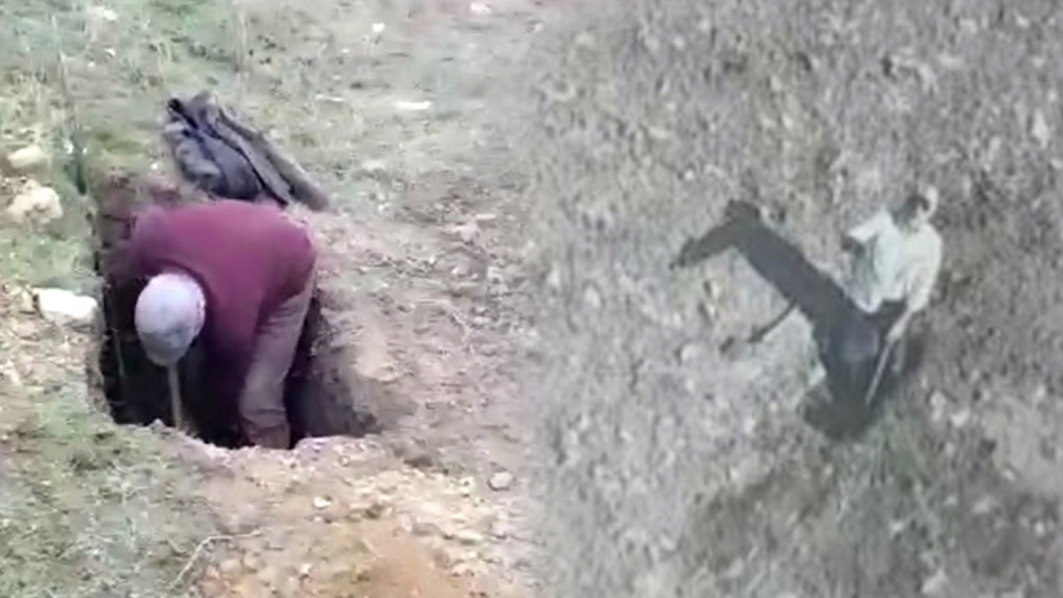 Taş attığı drone, jandarmanın çıktı