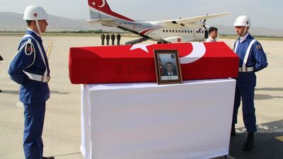 Elazığ'da şehit asker için tören