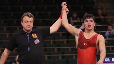 Abdullah Toprak'tan altın madalya