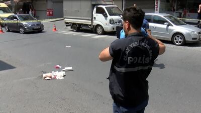 Sokak ortasında eşine kurşun yağdırdı