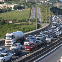 Tatilciler dönüş yolunda