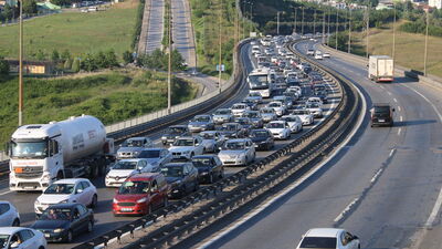 Tatilciler dönüş yolunda