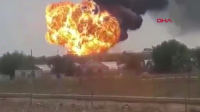 Kazakistan'da feci olay!