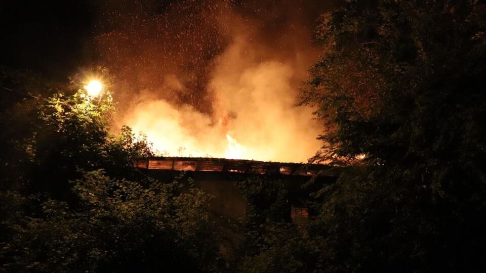 Çanakkale Gazisi'nin evi kül oldu