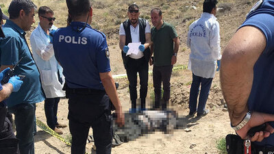 Niğde'de, boş arazide cansız beden bulundu