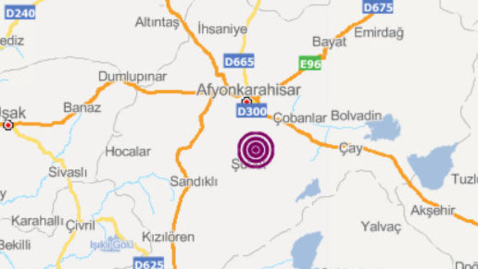 Afyonkarahisar 3.5 ile sallandı