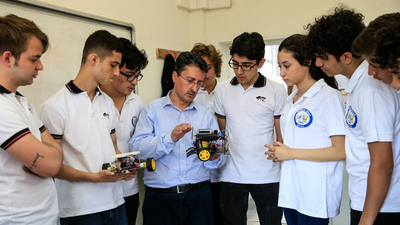 Derslerini endüstri 4.0 ile görüyorlar