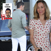 Sevgilisi ve çocuklarıyla alışverişte