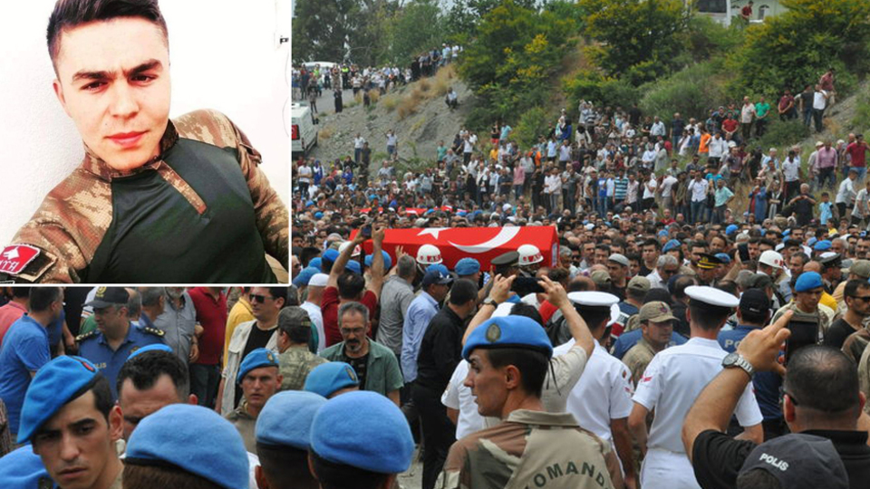 Azez şehidi son yolculuğuna uğurlandı