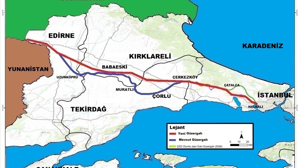 İstanbul'da demiryolu için kamulaştırma