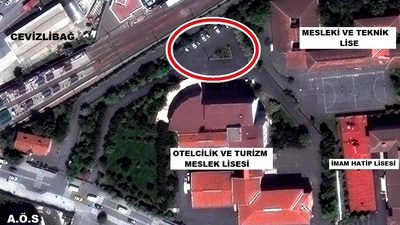 Okul bahçesine nüfus binası