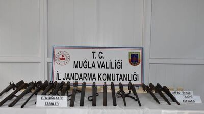 Muğla'da tarihi eser operasyonu