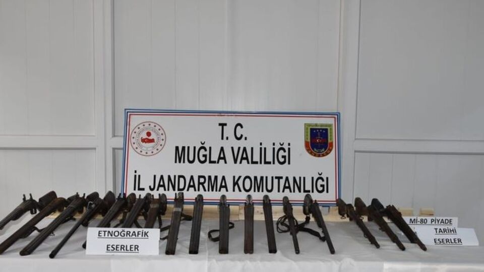 Muğla'da tarihi eser operasyonu