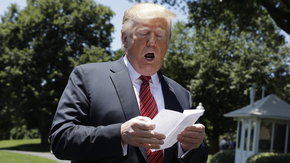 Trump, yanlışlıkla anlaşmayı ifşa etti!