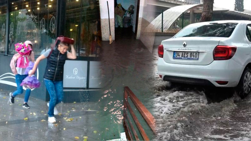 Meteoroloji uyarmıştı! Türkiye sağanak yağmura teslim
