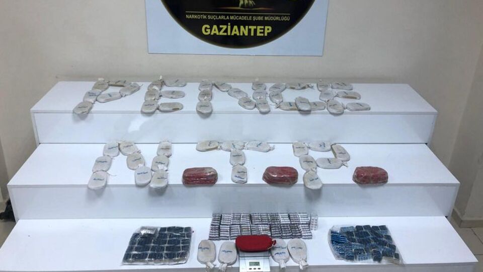 Gaziantep'te uyuşturucu operasyonu