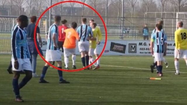 Futbolcu döven hakeme 3 yıl men!