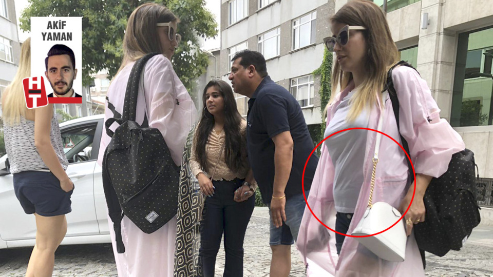 Karnı belirginleşti