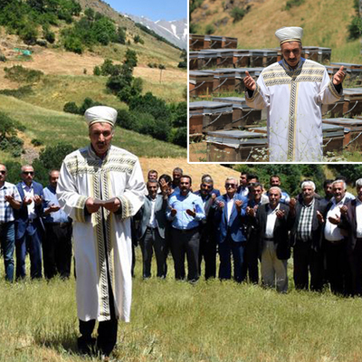 Van'daki arıcılardan bal duası!