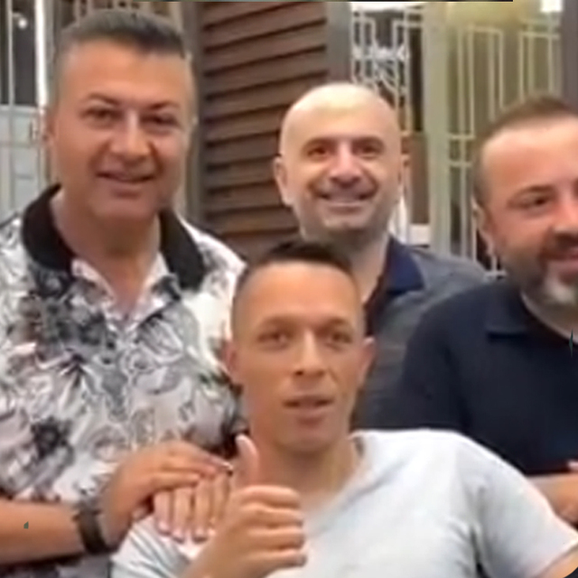 Adriano, Dudu'yla vedalaştı