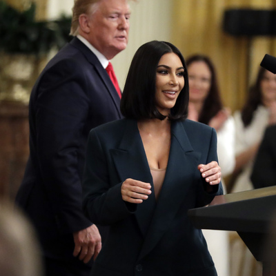 Kim Kardashian Beyaz Saray'da Trump'la görüştü