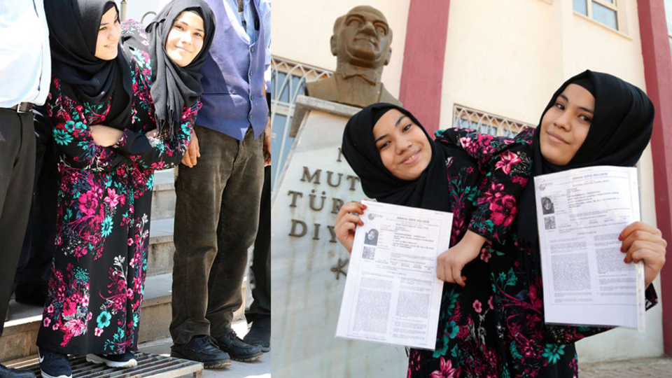 Siyam ikizlerinin hedefi aynı üniversite