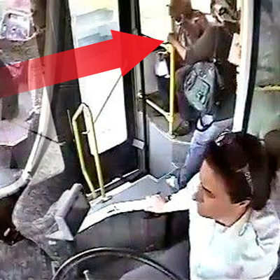 Kahraman kadın şoför!