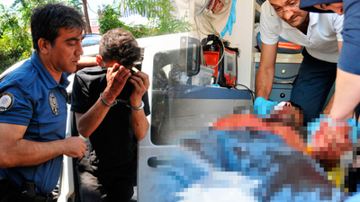 Babalar Günü'nde yaşandı! Rambo bıçağını boğazına sapladı!