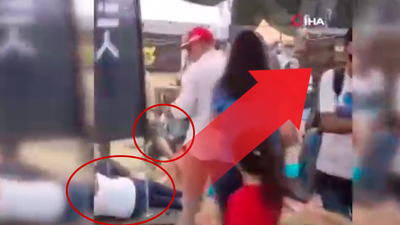 Off road aracı kalabalığın arasına daldı! Yaralılar var!