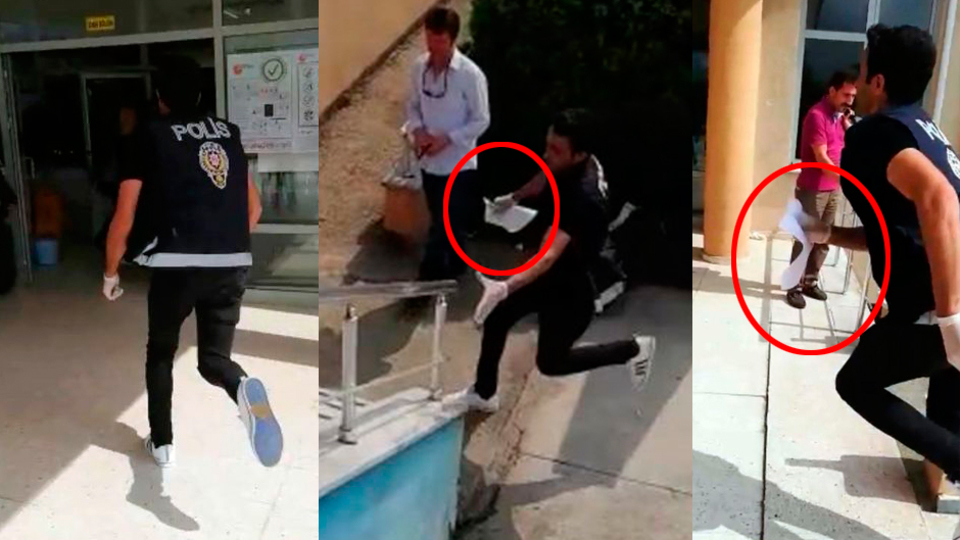 Öğrencinin yardımına polis yetişti