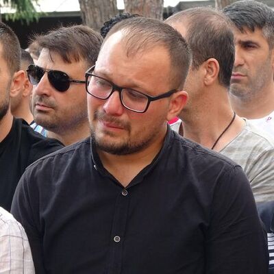 Selde hayatını kaybeden eşe son bakış