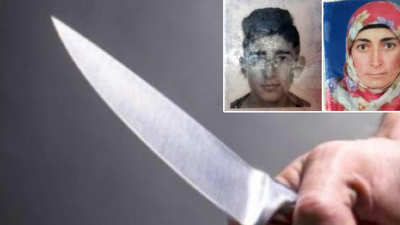 Annesini boynundan bıçaklayıp öldürdü!