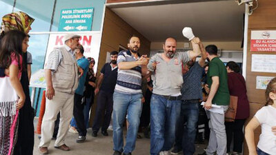 Mobilya atölyesinde feci kaza!