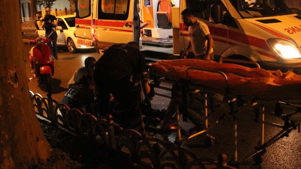 Beşiktaş'ta motosiklet kazası: 2 yaralı