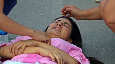 Bir an havada gördüler sonrası acı!