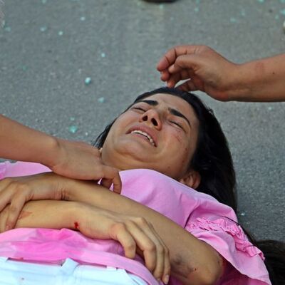 Bir an havada gördüler sonrası acı!