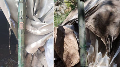 PKK sığınağında portatif füze bulundu