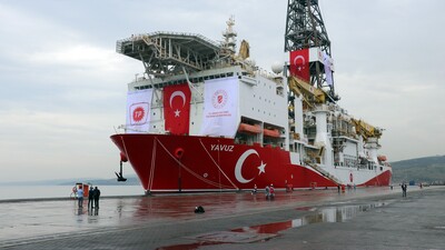 Sondaj gemisi Yavuz yola çıktı