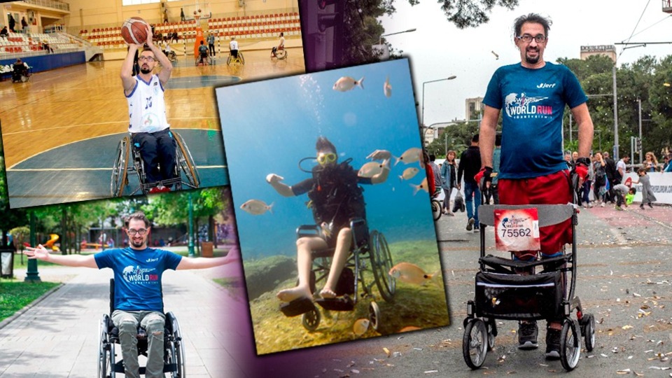 Alper'in dünyaya örnek olacak hikayesi! 'Bu bacaklar çalışacak arkadaş!'