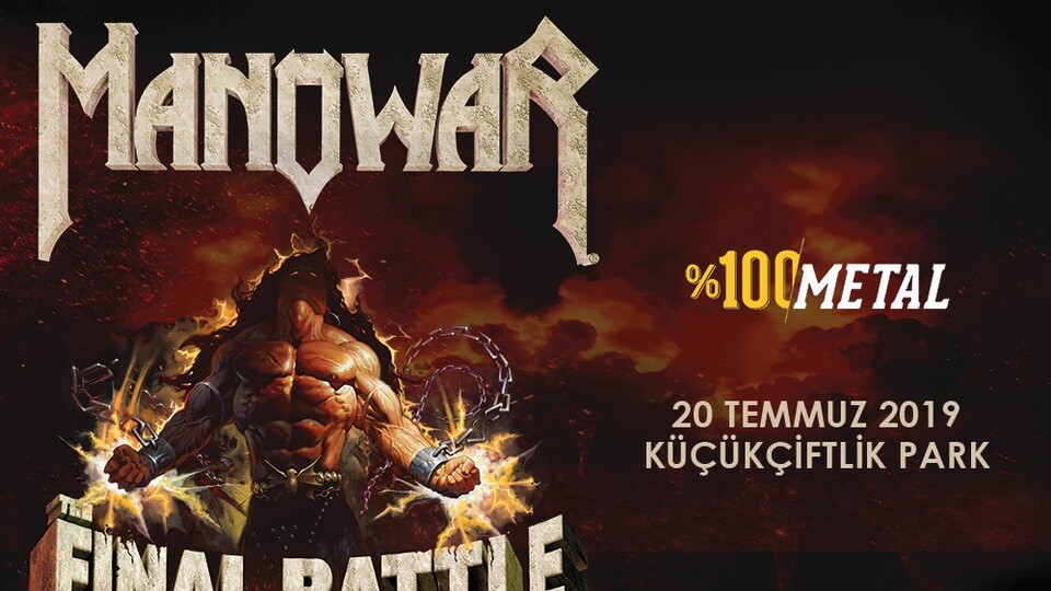 Manowar son kez İstanbul'da