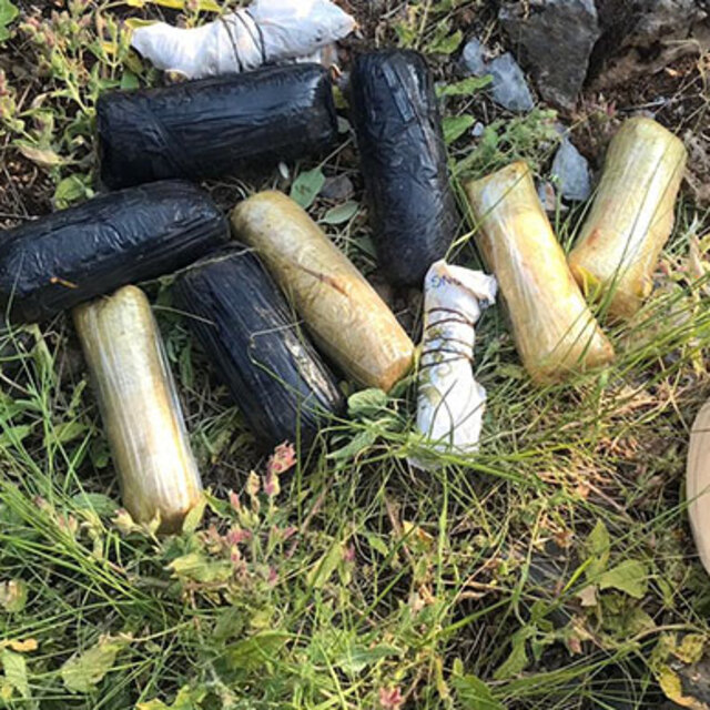 Jandarma ekipleri ele geçirdi: 10 kilo TNT