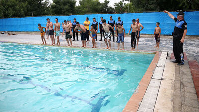 Polisten "Hayata kulaç timi!"