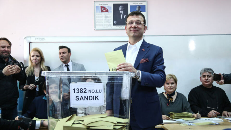 CHP adayı İmamoğlu oyunu kullandı