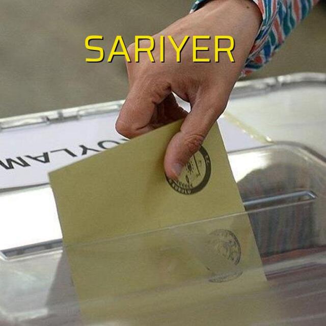 Sarıyer seçim sonuçları 2019!