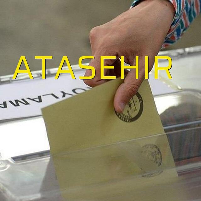 Ataşehir seçim sonuçları 2019!