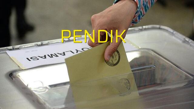 Pendik seçim sonuçları 2019!