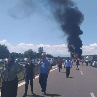 TEM savaş alanına döndü!