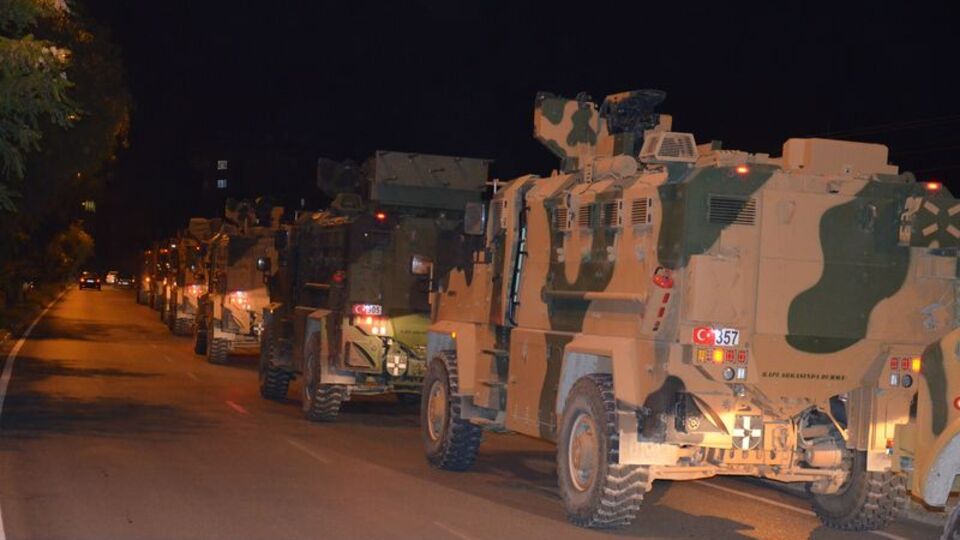 Suriye sınırına yeni askeri sevkiyat