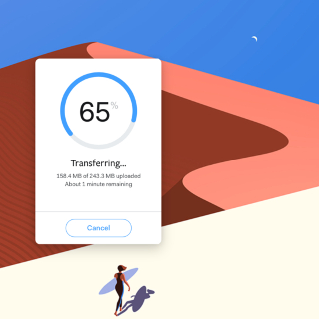WeTransfer adresleri karıştırmış!