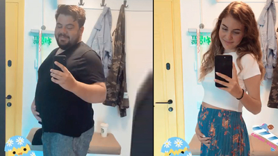 Eser Yenenler eşini taklit etti